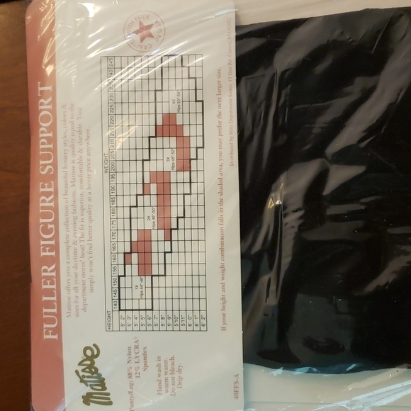 3 Pair Pantyhose Vintage Matisse Fuller Figure 3X Nude Ivory Black NIB - Picture 15 of 15